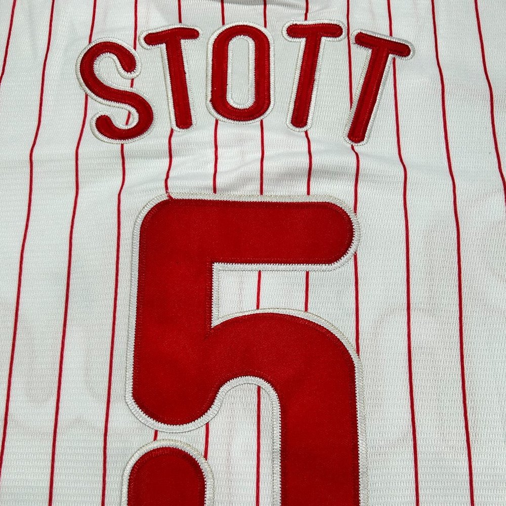 Bryson Stott #5 Philadelphia Phillies Pinstriped Stitched Jersey Men's Large
